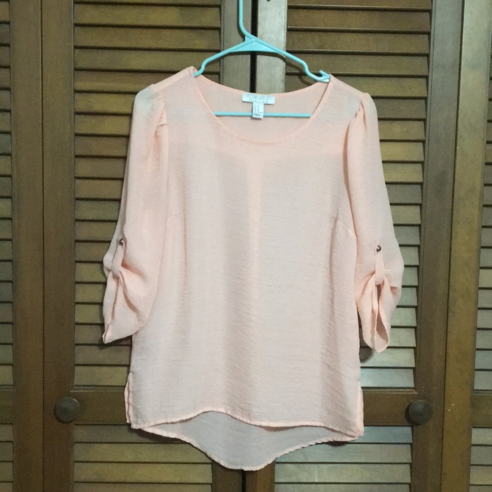 Pink forever 21 blouse